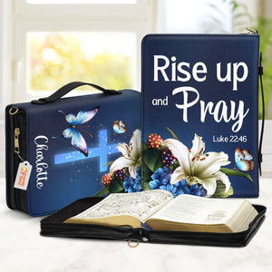 Rise Up And Pray - Thoughtful Gift For Christians - Personalized Bible Covers - AT4082423