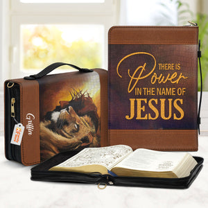 There Is Power In The Name Of Jesus - Awesome Personalized Bible Covers - AT4081457