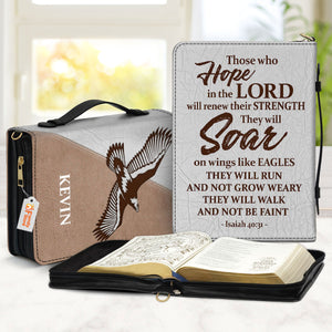 They Will Soar On Wings Like Eagles - Scripture Gifts For Women Of God - Personalized Bible Covers - AT4082467