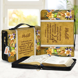 I Will Advise You And Watch Over You - Beautiful Personalized Bible Covers - AT4080827