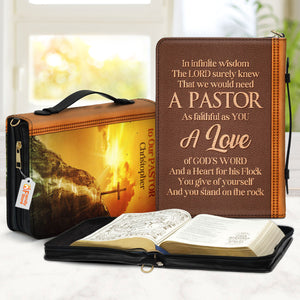 A Love Of God's Word And A Heart For His Flock - Awesome Personalized Bible Covers - AT4082421