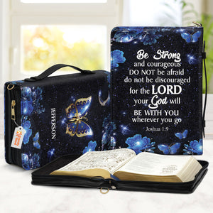 Be Strong And Courageous - Thoughtful Gift For Christians - Personalized Bible Covers - AT4080715