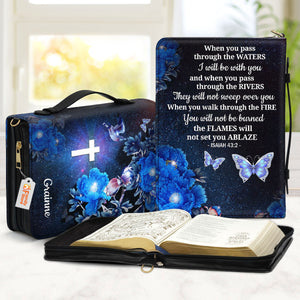 I Will Be With You Isaiah 432 - Awesome Personalized Bible Covers - AT4082416