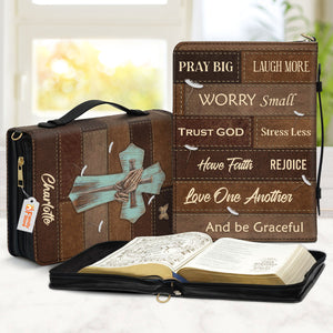 Pray Big, Worry Small - Unique Personalized Bible Covers - AT4082460