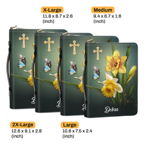 Romans 828 And We Know That In All Things Gods Works - Beautiful Personalized Bible Covers - AT4082444