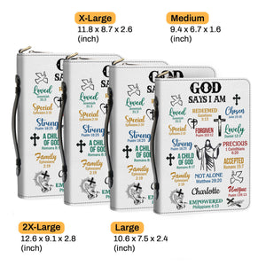 What God Says About You - Scripture Gifts For Women Of God - Personalized Bible Covers - AT4080603