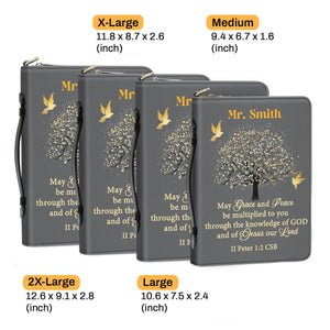 Grace And Peace - Beautiful Personalized Bible Covers - AT4082414