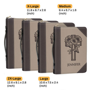 We Love Because He First Loved Us - Unique Personalized Bible Covers - AT4082470