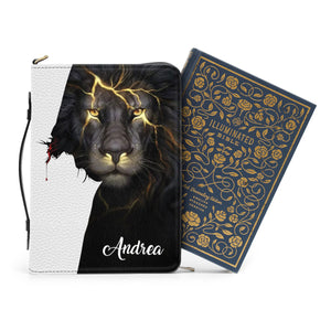 Be Still And Know That I Am God - Personalized Lion Bible Covers - AT4080707