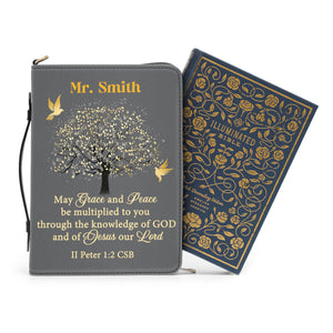 Grace And Peace - Beautiful Personalized Bible Covers - AT4082414