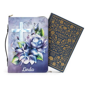 Blessed Is She Who Daily Imparts Nurturing Care And Kindness Of Heart - Personalized Bible Covers - AT4080729