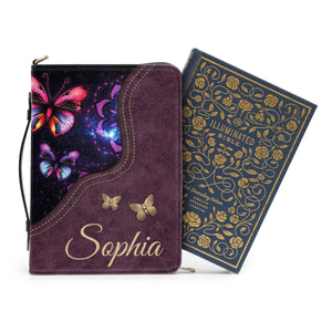 Lovely Butterfly - God Calls You His Special Treasure - Awesome Personalized Bible Covers - AT4081327