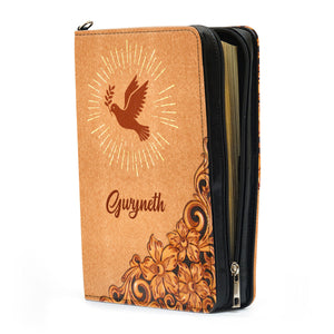 John 1416 Pigeon And Cross - Beautiful Personalized Bible Covers - AT4082429