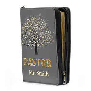 Thank You Pastor Grey - Beautiful Personalized Bible Covers - AT4082434