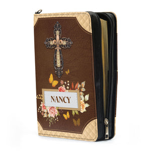 Let Your Faith Be Bigger Than Your Fear - Thoughtful Gift For Christians - Personalized Bible Covers - AT4080721