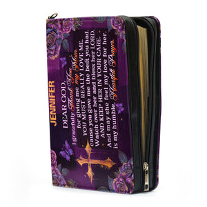 I Gratefully For Giving Me My Mom - Awesome Personalized Bible Covers - AT4081215