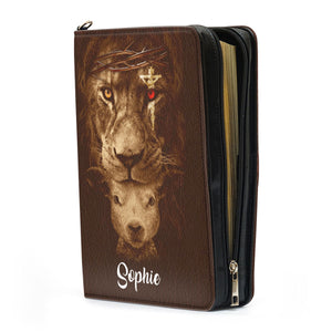 Special Lion The Lord Is On My Side - Thoughtful Gift For Christians - Personalized Bible Covers - AT4081429