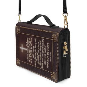 Those Who Hole In The Lord Eagle - Beautiful Personalized Bible Covers - AT4082449