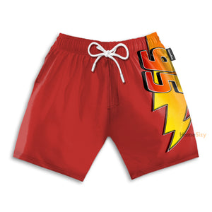 Cars Movie Lightning McQueen Cosplay Costume - Beach Shorts