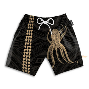 Polynesian Octopus - Beach Shorts