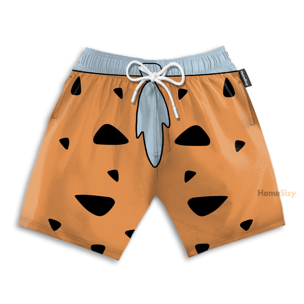 The Flintstones Moive Fred Cosplay Costume - Beach Shorts