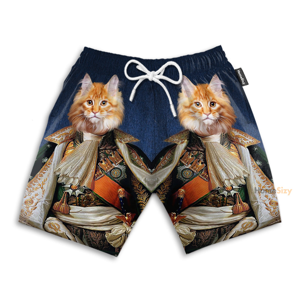 Napoleon Persian Cat - Beach Shorts