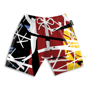 Frankenstrat RGB Mix Cosplay Costume - Beach Shorts