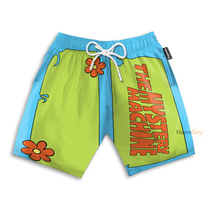 Scooby Doo Movie The Mystery Machine Cosplay Costume - Beach Shorts