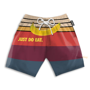 Stop Staring At My Banana Just Do Eat Funny - Beach Shorts