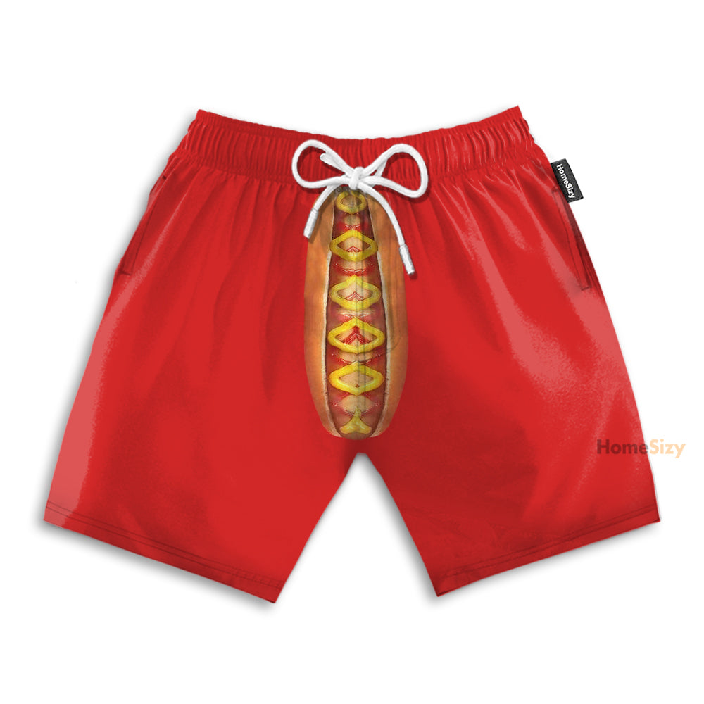 The Coney Islands And Hot Dog - Beach Shorts