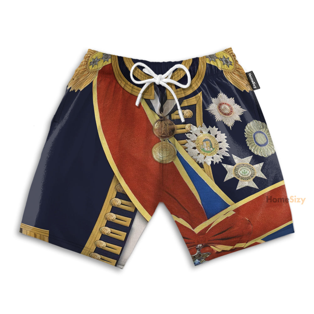 Horatio Nelson Cosplay Costume - Beach Shorts