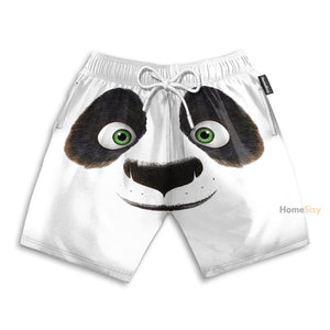 Kungfu Panda Cosplay Costume - Beach Shorts