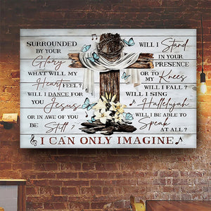 Avis89 Jesus Cross I Can Only Imagine Canvas