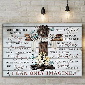 Avis89 Jesus Cross I Can Only Imagine Canvas