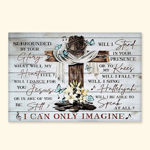 Avis89 Jesus Cross I Can Only Imagine Canvas