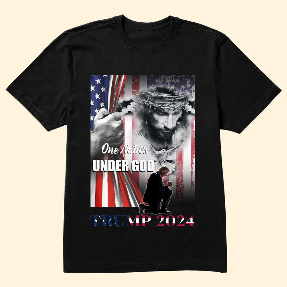 Avis89 One Nation Under God Trump 2024 - Unisex Shirt