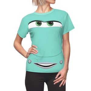 Cars Movie Flo Cosplay Costume - Women Tshirt