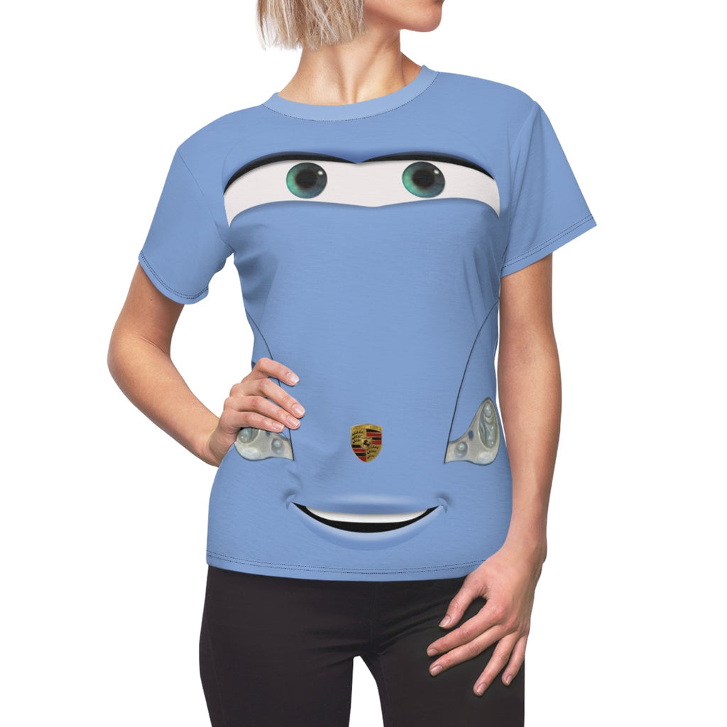 Cars Movie Sally Carrera Cosplay Costume - Women Tshirt