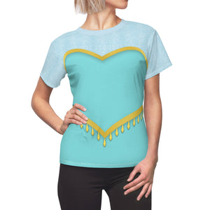 Jasmine Aladdin Cosplay Costume - 3D Women Tshirt