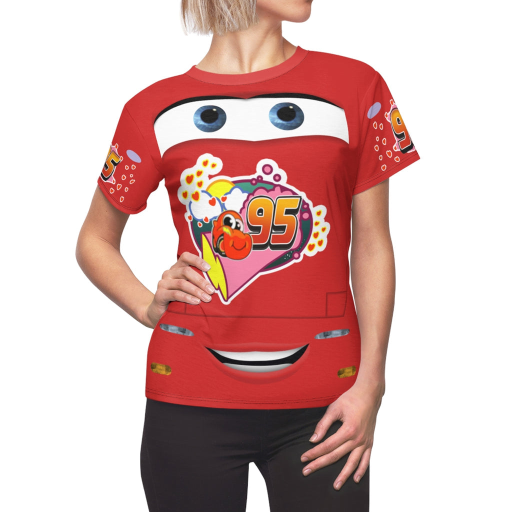 Cars Mia Movie Cosplay Costume - Women Tshirt