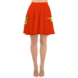 Cars Lightning McQueen Movie Cosplay Costume - Skater Skirt