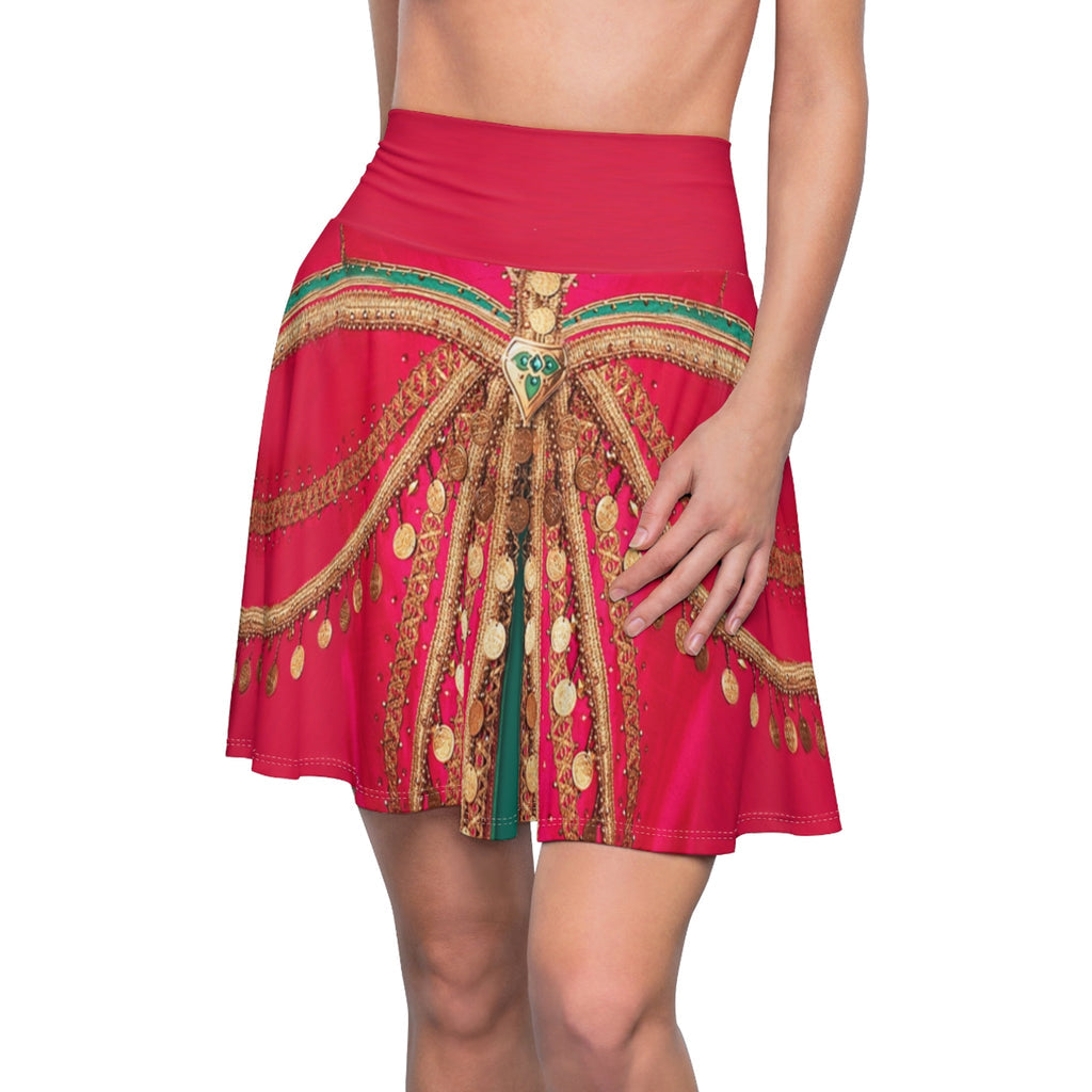 Jasmine Pink Aladdin Cosplay Costume - Skater Skirt