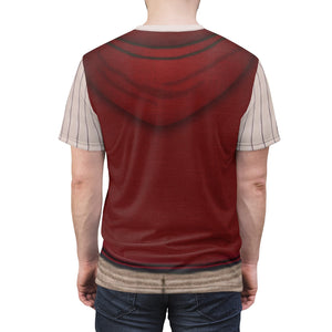 Aladdin Red Jacket  Aladdin Live Action Cosplay Costume - 3D Tshirt