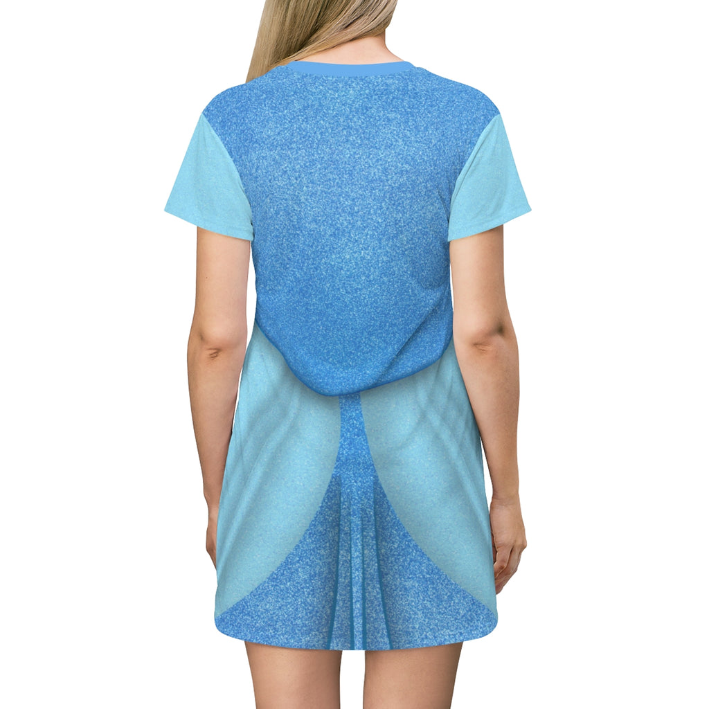 Cinderella Blue Dress Cosplay Costume - Tshirt Dress