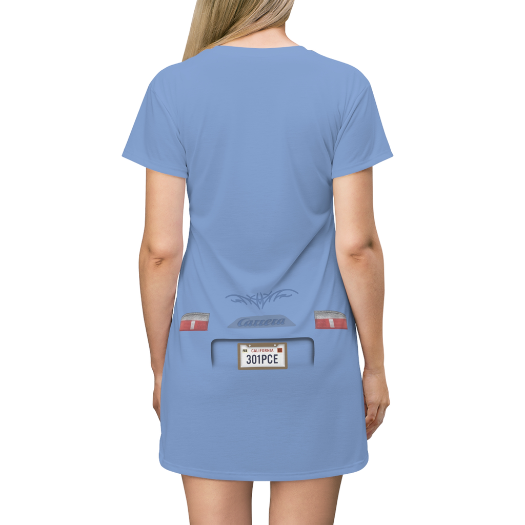 Cars Movie Sally Carrera Cosplay Costume - Tshirt Dress