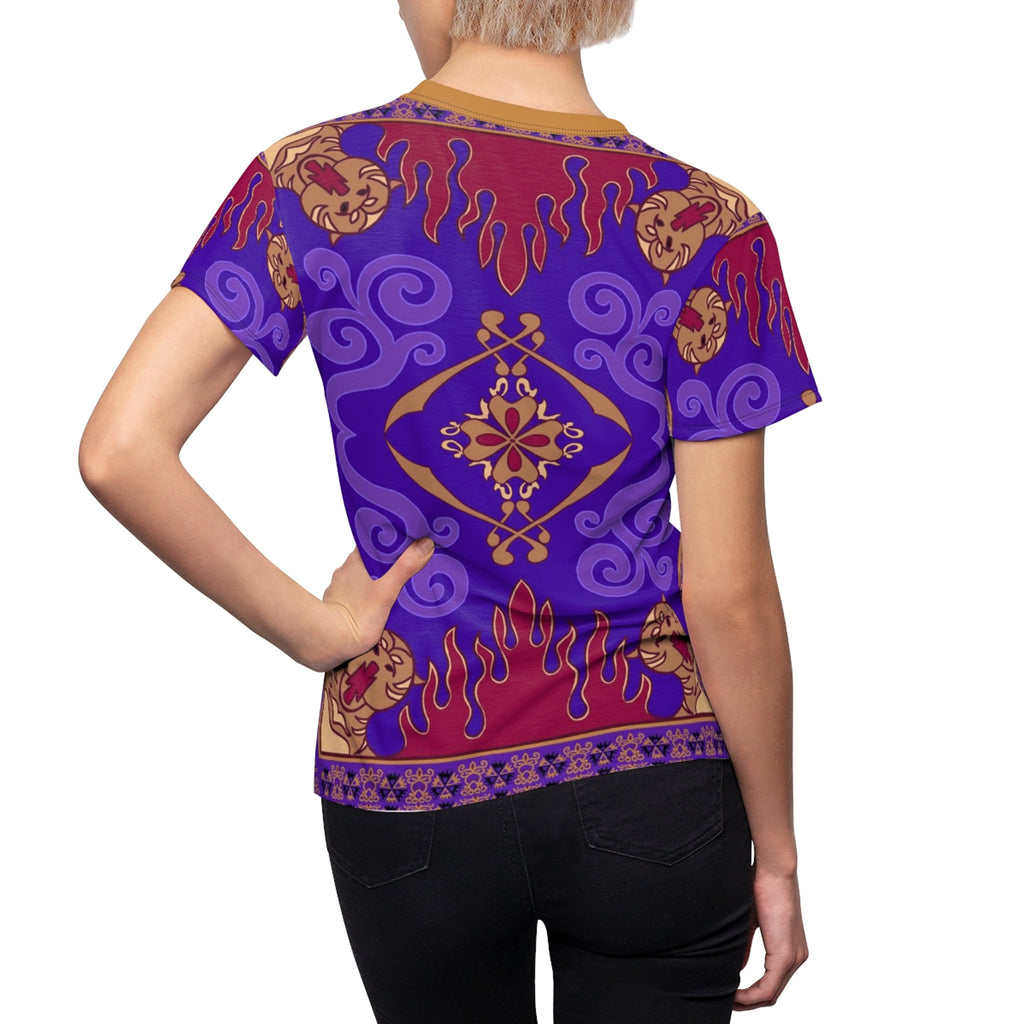 Aladdin Magic Carpet Cosplay Costume - 3D Women Tshirt