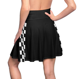 Cars Movie Checkered Cosplay Costume - Skater Skirt