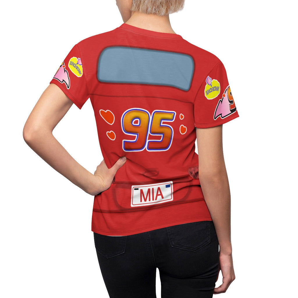 Cars Mia Movie Cosplay Costume - Women Tshirt