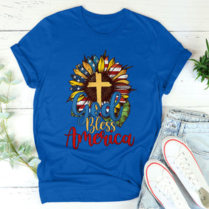 Classic Christian Unisex T-shirt - God Bless America A1