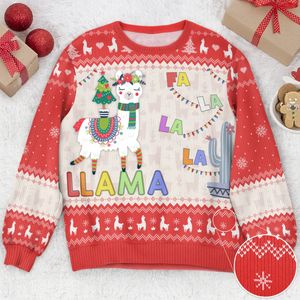 Fa La La La Llma - Personalized Ugly Sweater